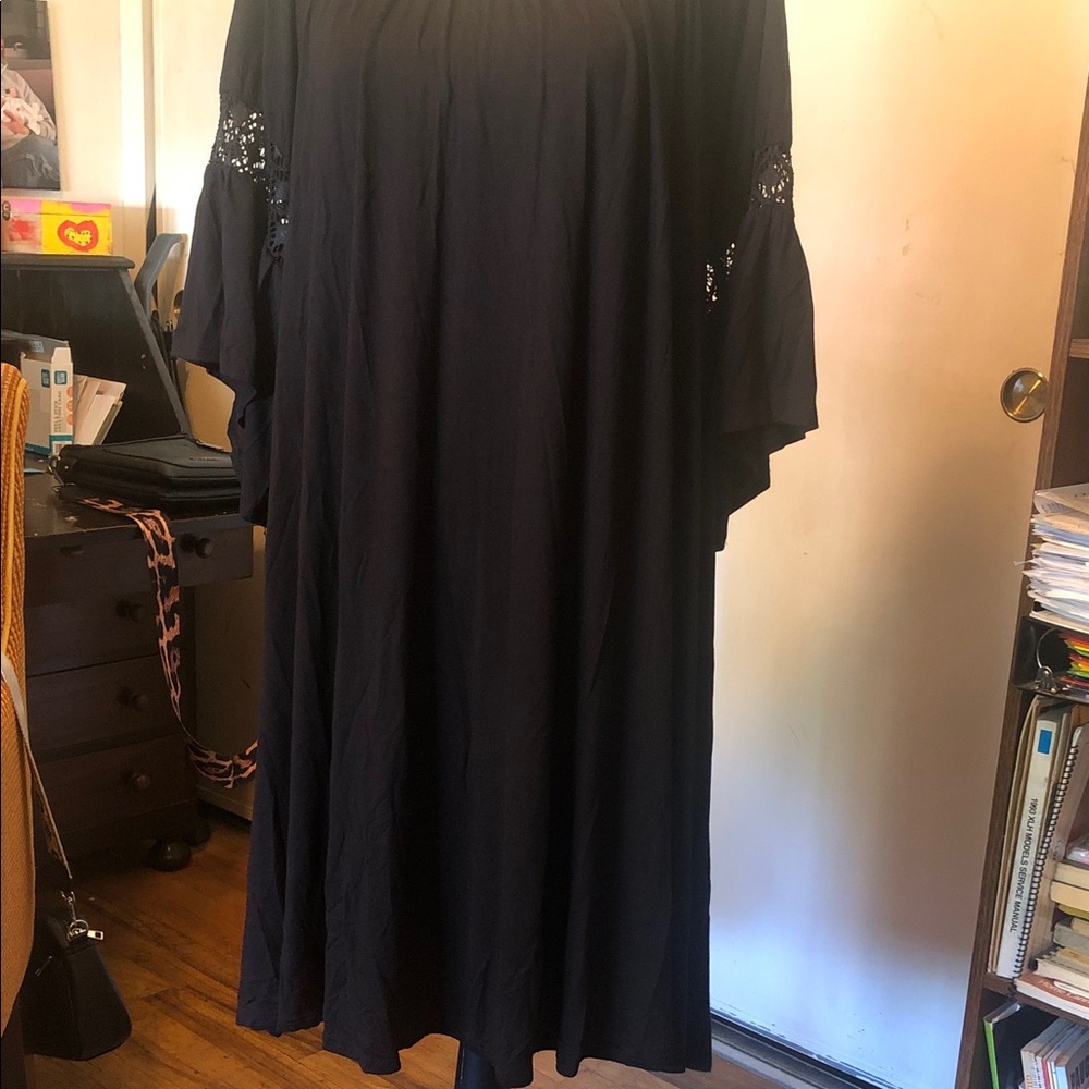 Black Boho Maxi Dress - Picture 4 of 4